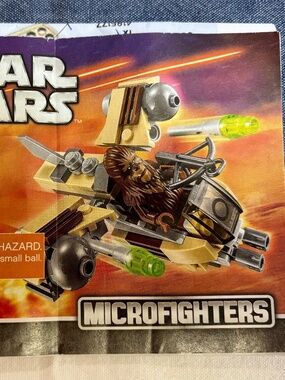 Previously built LEGO STAR WARS Microfighters Series 3 "Wookiee Gunship" 75129